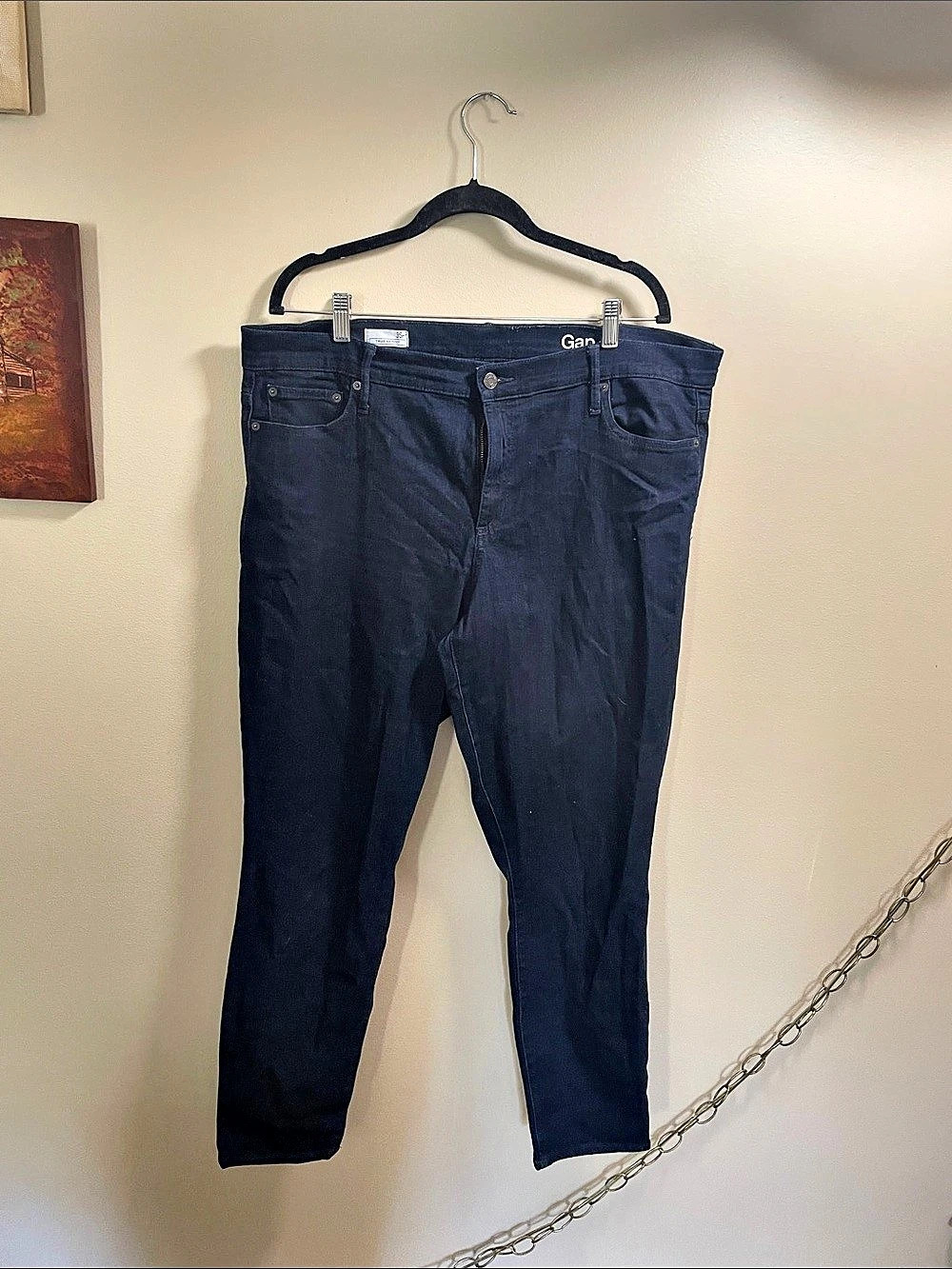 GAP True Skinny Jeans Waist long 35 Blue